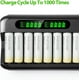 thumbnail image 4 of ENEGON Paquete de 8 Baterías Pilas Recargables Ni-MH AA, 1.2V 2800mAh Alta Capacidad de Doble A, Paquete de 8 Unidades, Baterías Recargables para Dispositivos Domésticos y Exteriores, 4 of 5