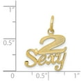 thumbnail image 3 of 10k Talking - 2 Sexy Charm in 10k Yellow Gold, 3 of 3