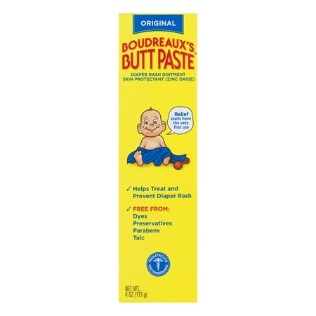 Boudreaux's Butt Paste Original Diaper Rash Ointment, 3 oz