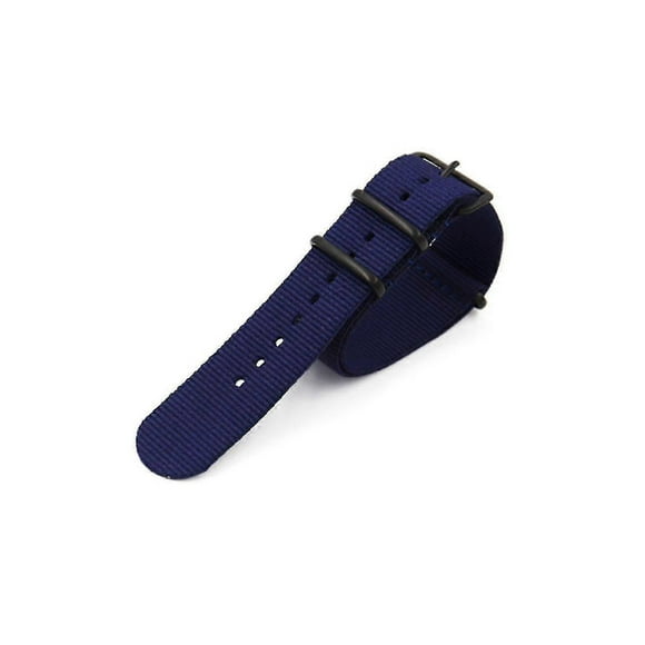 nato style rugged stitched canvas watch strap straps with vaccum plati