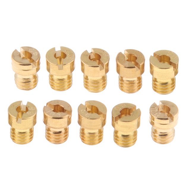 Kenally 6 unids/set carburador Jet motocicleta Carb cobre boquilla accesorios automotrices repuestos repuesto para GY6 125cc/150cc/CG125cc Herramientas y ferretería Tipo 110-132 Kenally TO008889-08