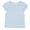 Light Blue, variant on Girls Ruffle Trim Raglan T-Shirt Kids Short Sleeve Crew Neck Tee Cute Ruffled Casual Top for Summer School Wear 2-8Y