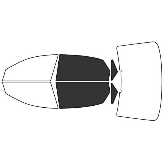 Rvinyl Window Tint Kit Compatible with Audi A8 2011-2018 (Long) - Back Precut Kit - 20%