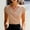 Khaki, variant on Harpily Shirts for Women V Neck Cap Sleeve Slim Fit Soft Breathable Stretch Fabric Casual Going Outdoor Business Office Sports Vacation Tops