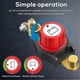 thumbnail image 2 of 12-48V Top Post Battery Disconnect Switch 12v, Negative On/Off Battery Kill Switch for Cars, 2 of 5