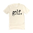 thumbnail image 4 of Distressed Golf Type Shirt for Golfer Men and Women Casual Golf Shirt for Husband Natural Shirt Adult Large, 4 of 5