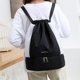 thumbnail image 5 of Mochila con cordón para mujer, bolso de hombro deportivo de nailon, estilo coreano, para viajes y fitness, 2024, 5 of 6