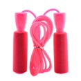 thumbnail image 1 of Adjustable Tangle Free Vinyl Skipping Cable Jumping Rope | Soft Foam Grip Handles, Black, 1 of 5