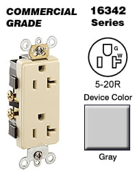 Receptacle, Leviton, 16342 by Leviton
