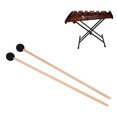 thumbnail image 4 of Percussion Mallets, 2Pcs Clear Tone Marimba Mallets Portable Knitted Head Wooden Handle  For Performance For Beginner, 4 of 8