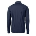 thumbnail image 3 of Men's Cutter & Buck Navy Old Dominion Monarchs Adapt Eco Knit Stretch Recycled Big & Tall Quarter-Zip Pullover Top, 3 of 3