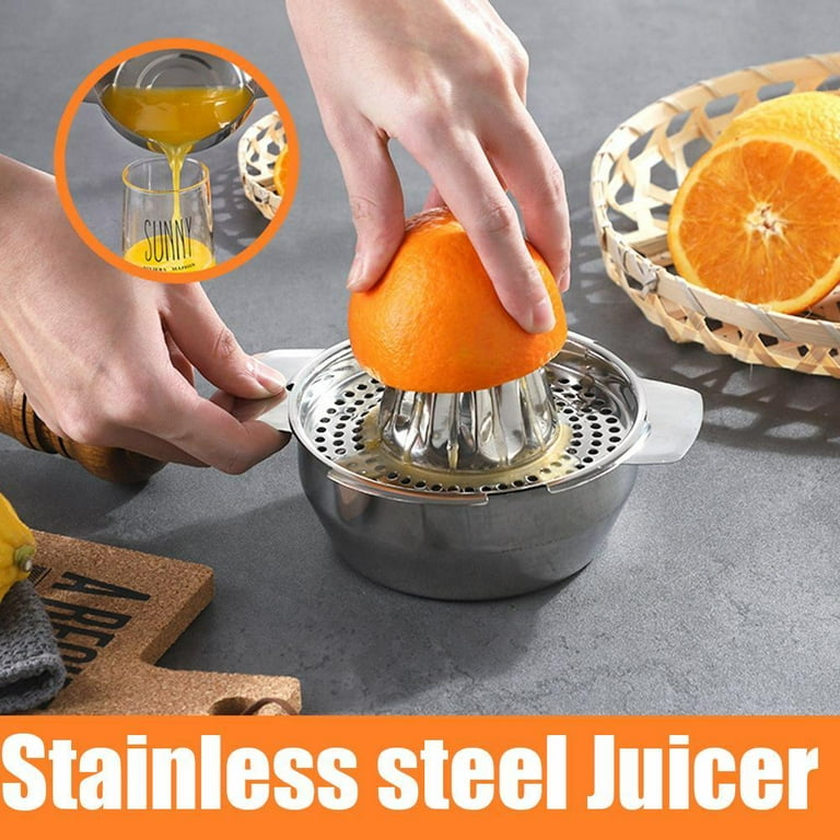 Portable Stainless Steel Hand Press Fruits Manual Juicer Extractor