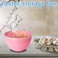 thumbnail image 4 of HIELLFQ Easter Eggs Shaped Empty Storage Box, 11.8" Plastic Easter Eggs Ornament Storage Box for Candy Toys Crafts, Easter Egg Large Fillable for Easter Basket Stuffers, 4 of 11