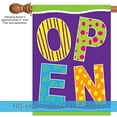 thumbnail image 2 of Toland Home Garden Purple Open 28 x 40 Inch Decorative Colorful Business Sign Double Sided House Flag, 2 of 6