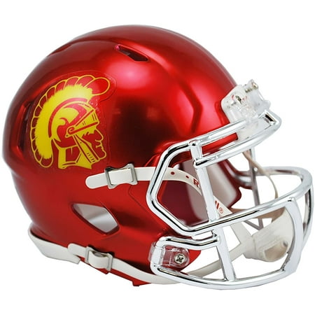 Riddell USC Trojans Chrome Alternate Speed Mini Football Helmet
