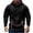 Black, variant on JIAXIN Hoodies for Men Casual Fleece Lined Long Sleeve Full Zipper Hooded Sweatshirt Lightweight Gym Pullover Tops with Kangaroo Pocket(Black,XXL0(Black,XXL)