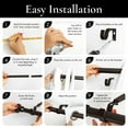 thumbnail image 3 of MERIVILLE 1" Single Curtain Rod Set, Adjustable 84-120 Inches, Prima Finials, Oil-Rubbed Bronze, 3 of 9