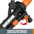 thumbnail image 2 of Soplador de hojas WORX WG509 12A TRIVAC eléctrico 3 en 1 con, 2 of 8