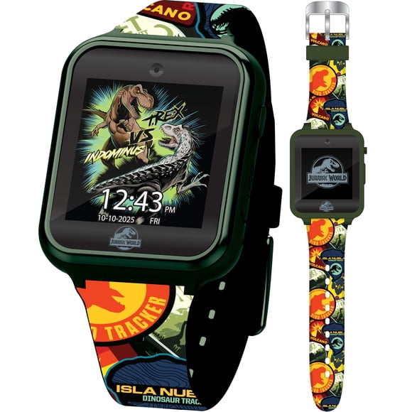 Reloj Inteligente Accutime Jurassic World para Niños con Pantalla Táctil y Cámara