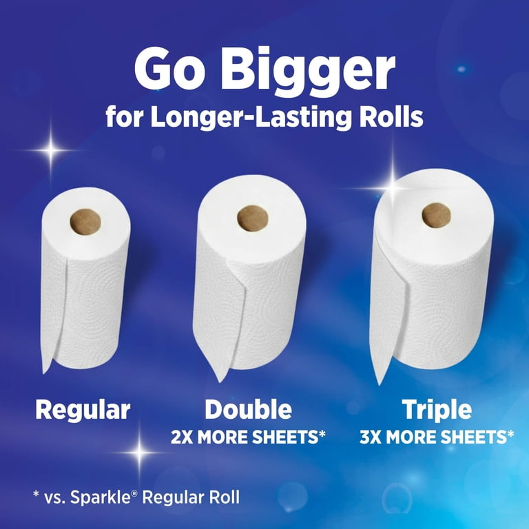 Sparkle Tear-A-Square Paper Towels, 8 Double Rolls photo 8