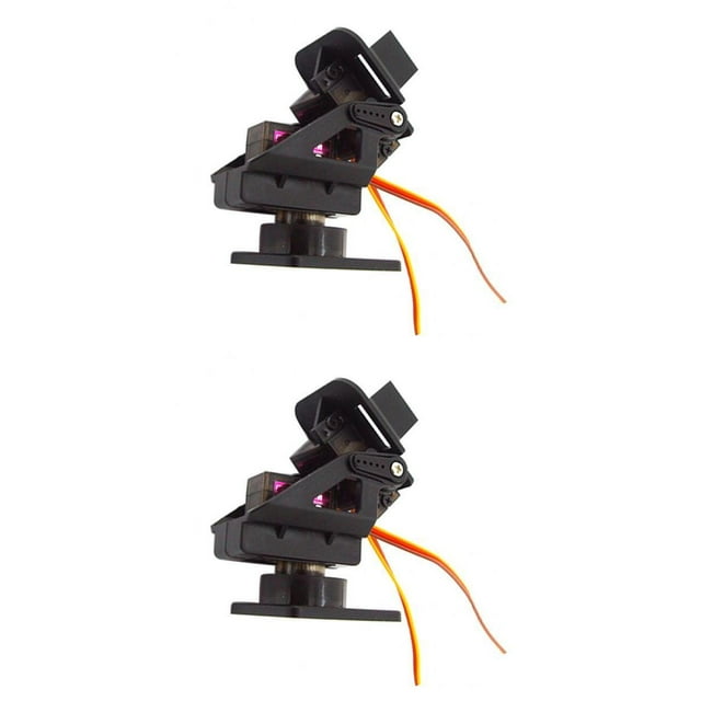 jinwen Black Plastic Pan-tilt with Servo Camera Mount Pan Tilt Anti-Vibration