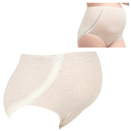 

Coxeer Maternity Underwear High Waisted 1 Pair Lace Pregnancy Underwear Pregnancy Panty
