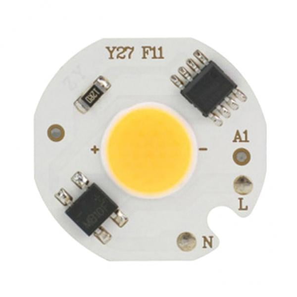 2x 3W Bombilla blanca cálida perfecl Controlador IC inteligente para jardín de bricolaje