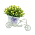 thumbnail image 3 of Cesta de flores contenedor triciclo contenedor de flores duradero planta en maceta simulada Amarillo, 3 of 9