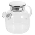 thumbnail image 1 of Tearoom Glass Tea Kettle Tea Making Pot Small Teapot Hand-made Glass Teapot Clear Teapot, 1 of 9