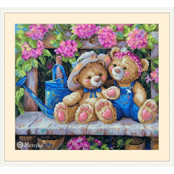 Garden Friends K-265 Counted Cross-Stitch Kit