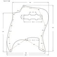 thumbnail image 2 of Professional 10 Trous 4 Cordes Plaque de Protection pour Basse Jazz, 2 of 7