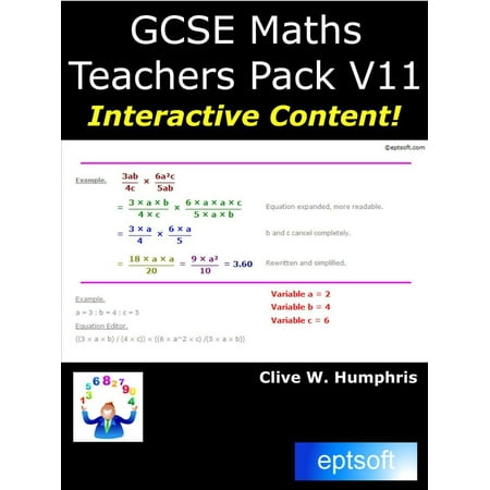 GCSE Maths Teachers Pack V11 - eBook