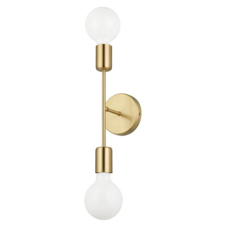 

Avondale - Open Bulb Wall Light - Brushed Gold Finish 2-60W E26 Bulbs
