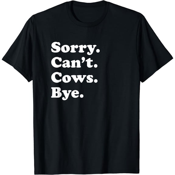 Funny Cow Gift for Men Women Boys or Girls T-Shirt Black 3X-Large