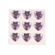 thumbnail image 1 of Pegatinas de diamantes de imitación Inteprter 10 hojas acrílicas para niños DIY amor corazón Artesanía Púrpura claro, 1 of 6
