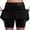 A-Black314, variant on Womens Skort Graphic Print High Waisted Slim Fit Mini Skirt 2 In 1 Tennis Skirts Workout With Pockets
