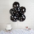 thumbnail image 5 of BalsaCircle 25 Black White Polka Dots 12" Round Latex Helium Air Plain Balloons Wedding, 5 of 6