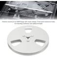 thumbnail image 2 of HUGFEGWE 1/4 Empty Take up Reel to Reel Small Hub, 5 Inch Empty Tape Reel Aluminum Alloy 3 Hole Opening Machine Part Recording Takeup Reel CJB91-36478, 2 of 9