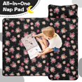 thumbnail image 4 of Pioneer Flower Floral Print Pattern Teens Toddler Nap Mat with Pillow, Sleeping Mat Bag for Preschool Daycare 51"x22", 4 of 6