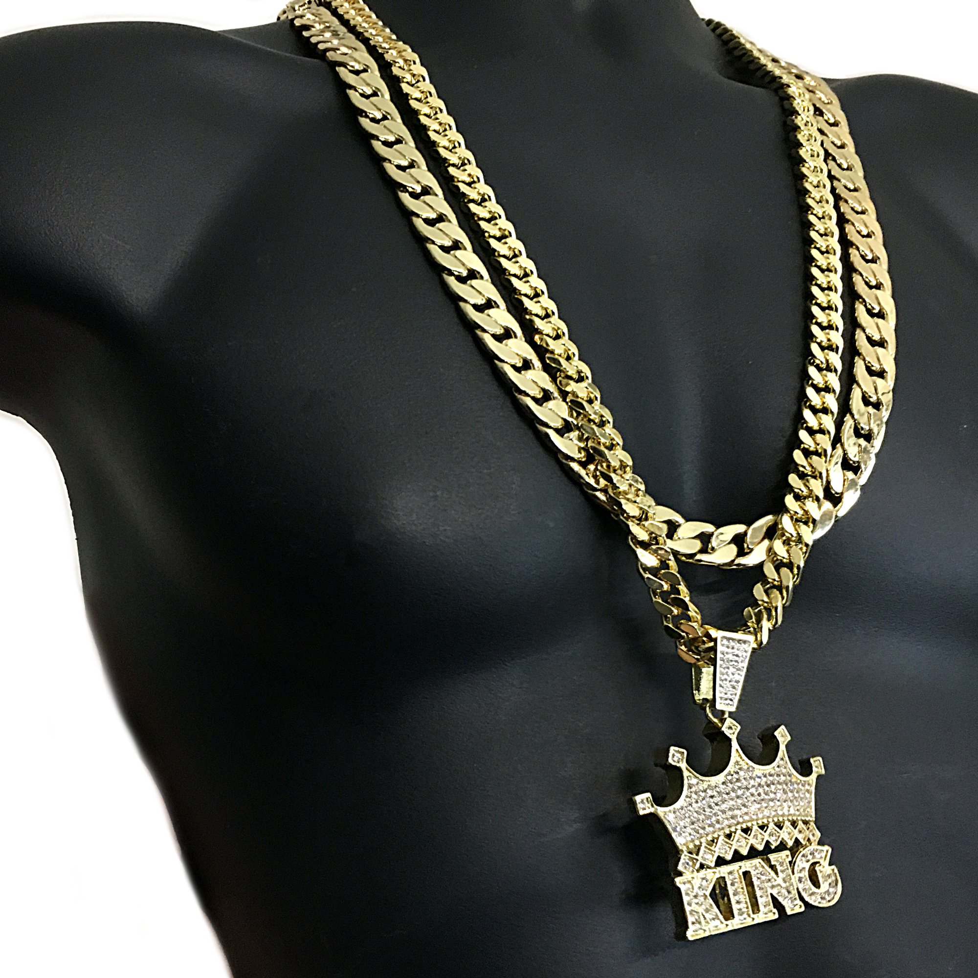 Gold Link Chain Rapper Hip Hop Chains Real Gold