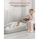 thumbnail image 4 of Cama de viaje inflable para niños pequeños QPAU con parachoques y bomba eléctrica, 4 of 7