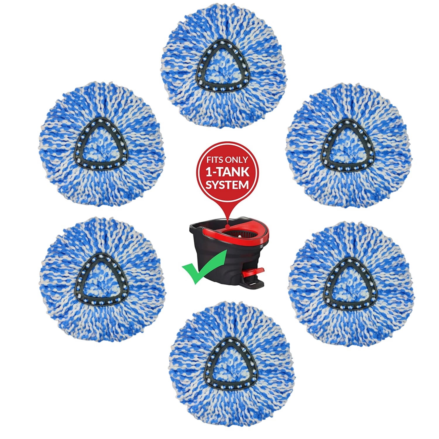 For OCedar Spin Mop With Ocedar Mop Head Refill