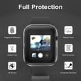 thumbnail image 3 of Flmtop 1 Pce Protecteur d'Écran de Montre avec Protection Globale à 360° Anti-Rayures Étuis de Montre Intelligente PC Verre Trempé Protecteur d'Écran de Montre Housse de Protection Confortable Compatible avec Apple Watch 6/Se, 3 of 9