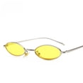 thumbnail image 3 of Gafas de sol de metal Gafas de sol ovaladas Gafas de sol de océano con montura pequeña Gafas personalizadas para hombres y mujeres, 3 of 5