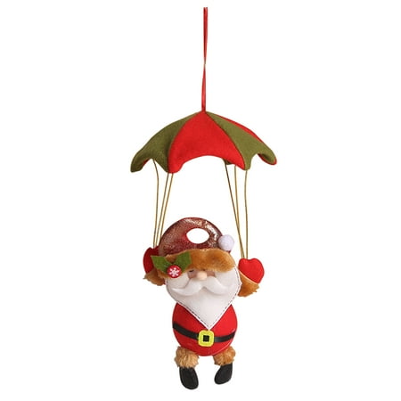 

Wooden Bead Garland Christmas Santa Doll Singing Dancing Toy New Year Christmas