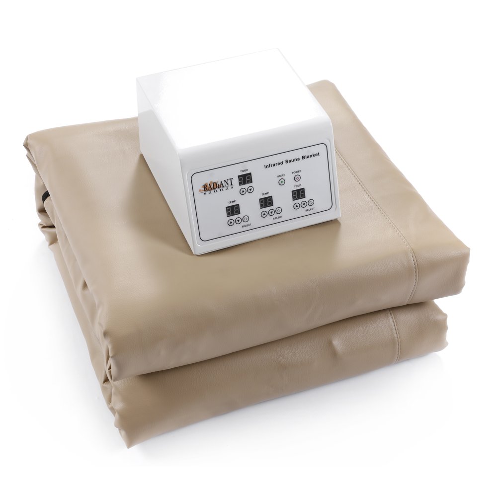 Radiant Saunas Infrared Heating Blanket with Temperature Control, LowEMF Carbon Heaters, and