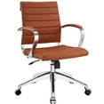 thumbnail image 2 of Modway Jive Mid Back Office Chair in Terracotta, 2 of 10