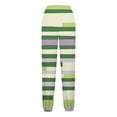 thumbnail image 3 of USNSM Sweatpants for Women Fashion Striped Printed Baggy Pants Sports Casual Workout Jogger Sweatpants with Pockets Green L, 3 of 4
