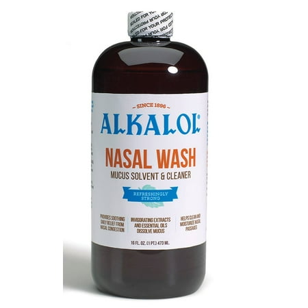 Alkalol Nasal Wash Solution 16 Ounce Bottle
