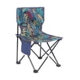 thumbnail image 1 of Silla plegable para acampar, asiento para exteriores, bolsillo lateral, silla de playa portátil resistente, silla de Camping portátil para viajes de, 1 of 8